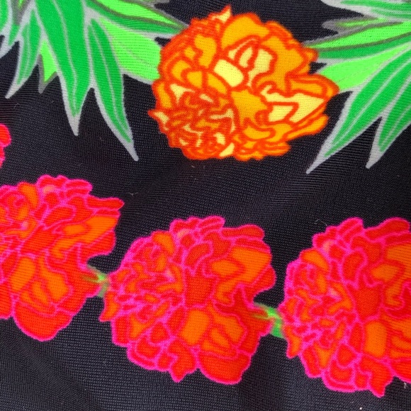 Mara Hoffman Floral Bikini 2 pic.Size Top L Botton M .Pre-Owned.Good Conditions - Picture 6 of 10